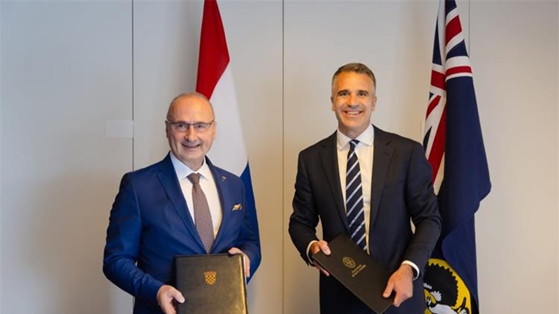 Hrvatska i Južna Australija potpisali Memorandum o suglasnosti o suradnji